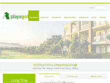 Tablet Screenshot of playagolf.se